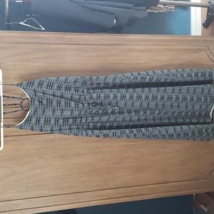 Athleta maxi dress, bra, cool back, size 10